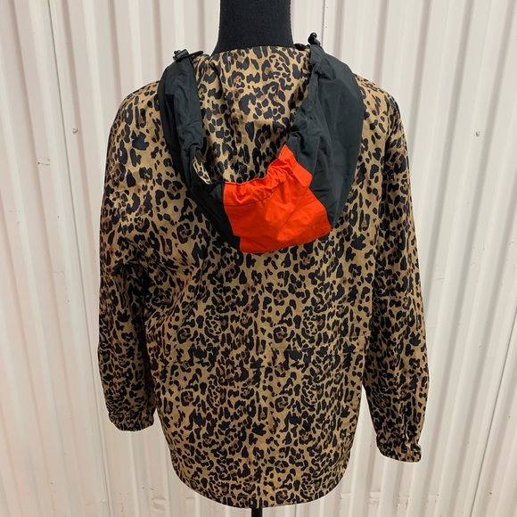 J. Crew Leopard Print Anorak Color Block jacket XS - Picture 3 of 9